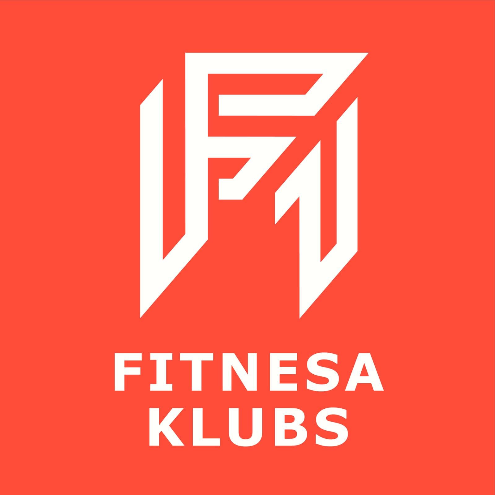 Fitnesa klubs "F1" logo